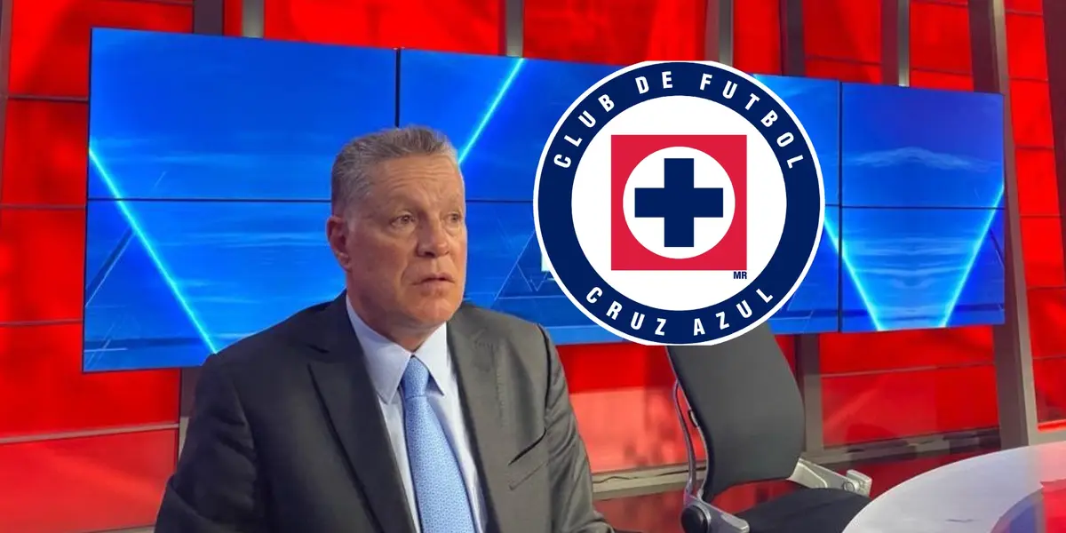 Ricardo Peláez con el logo de Cruz Azul/FOTO ESPN