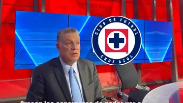 Ricardo Peláez con el logo de Cruz Azul/FOTO ESPN