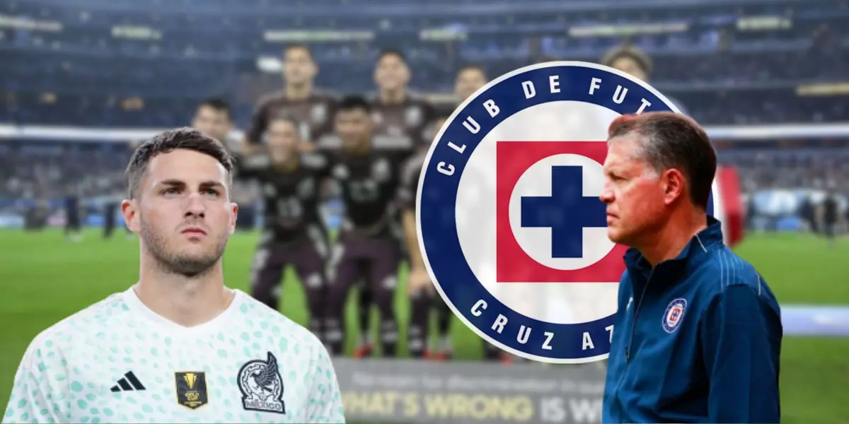 Ricardo Peláez mientras observaba un entrenamiento de Cruz Azul