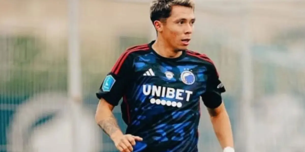 Rodrigo Huescas con el Copenhague - Foto: X