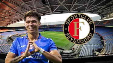Rodrigo Huescas, escudo del Feyenoord/FOTO La Máquina Celeste