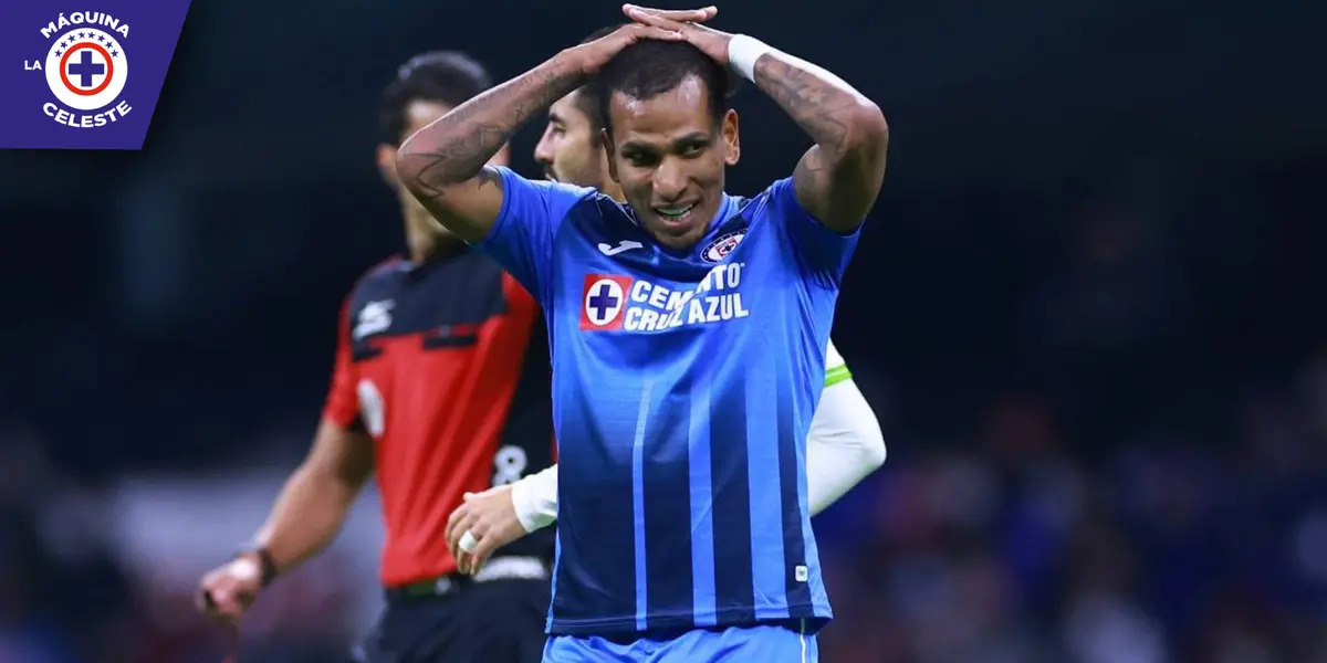 Rómulo Otero en Cruz Azul (Fuente: MEXSPORT)