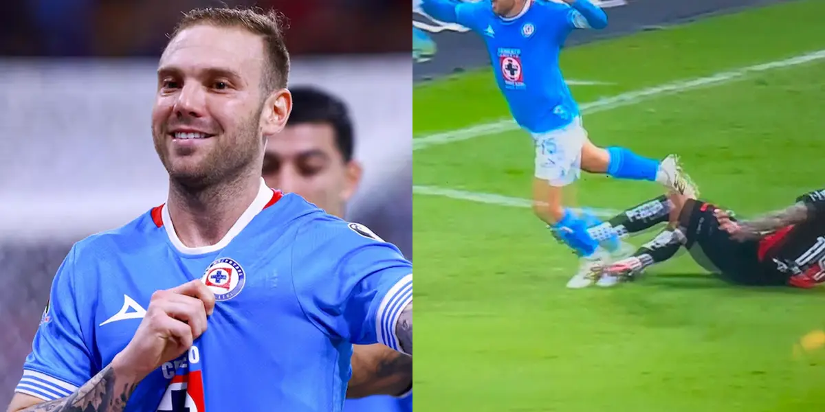 Rotondi anotó un penal polémico que ha sido comparado con el de la final / Foto: @cruzazul