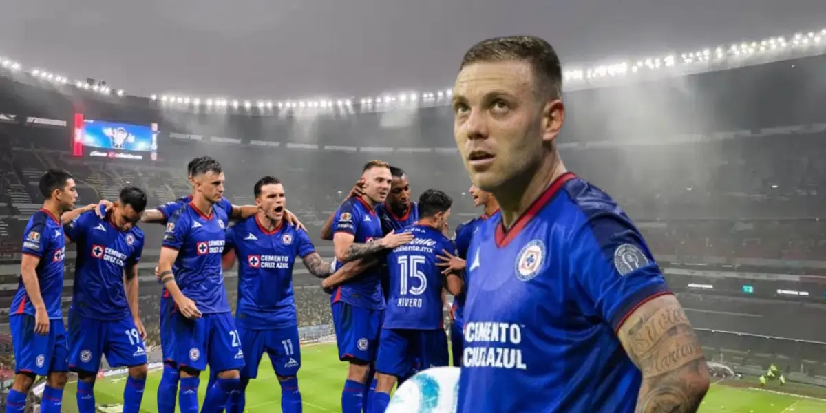 Rotondi con el equipo de Cruz Azul/La Máquina Celeste