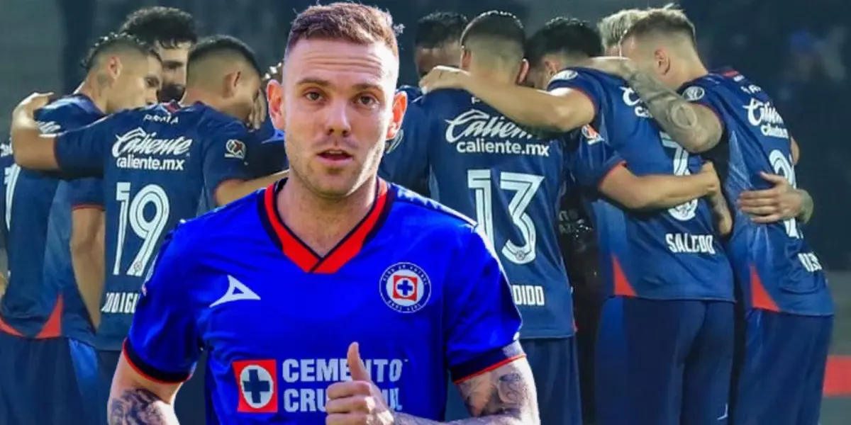 Rotondi con el equipo de Cruz Azul/La Máquina Celeste