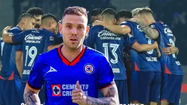 Rotondi con el equipo de Cruz Azul/La Máquina Celeste