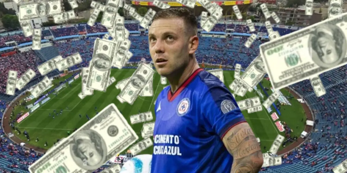 Rotondi de fondo con dólares cayendo/La Máquina Celeste