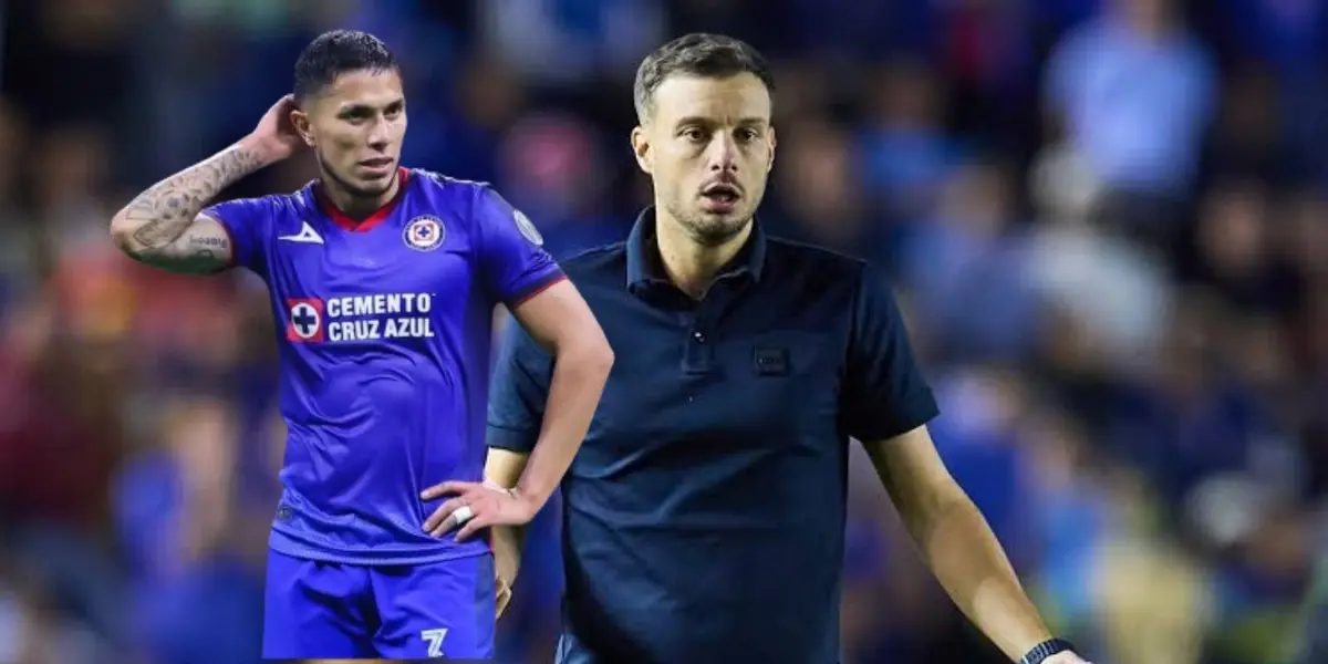 Salcedo con Cruz Azul y Anselmi/FOTO: Mexsport