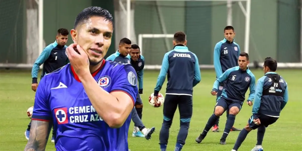 Salcedo entrenando en La Noria/La Máquina Celeste