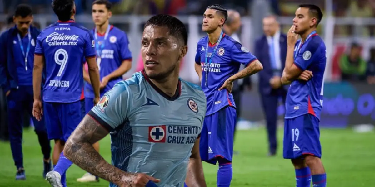 Salcedo y el Cruz Azul luego de perder la final 2024/La Máquina Celeste