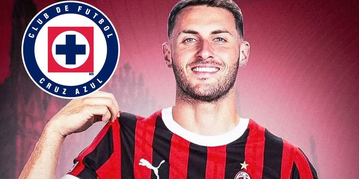 Santi con el jersey del AC Milán, editado - Foto: Especial