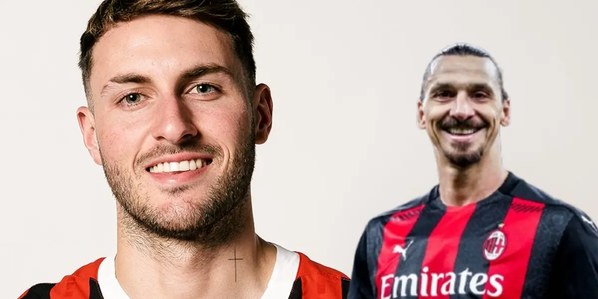 Santi Giménez con el AC Milán - Foto: X (@ACMilan)