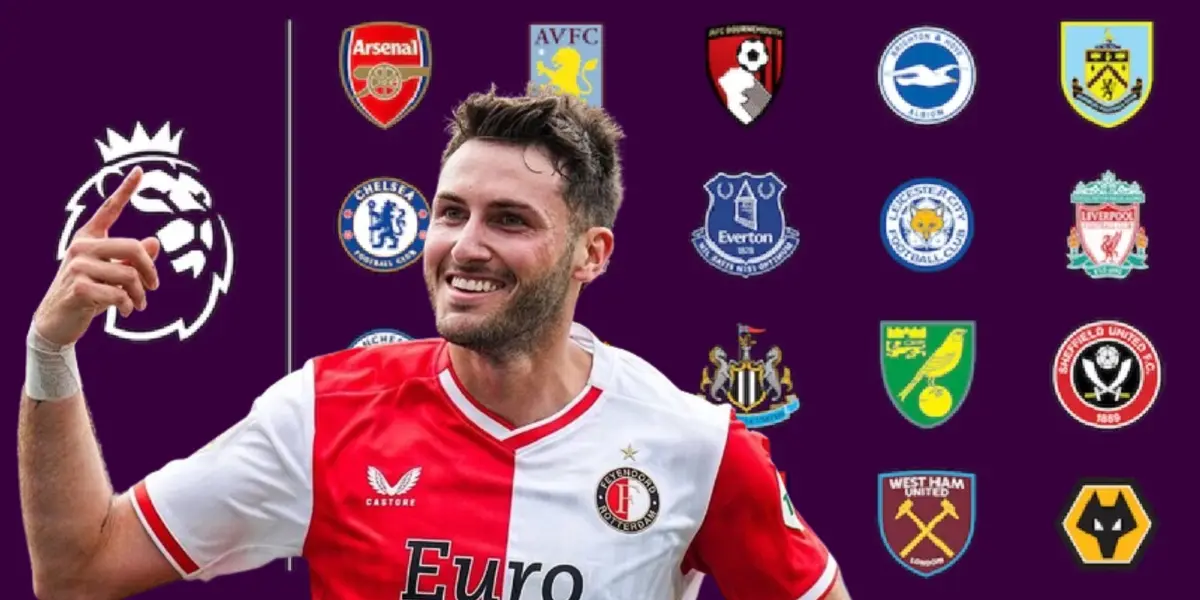 Santi Giménez, de fondo equipos de la Premier league