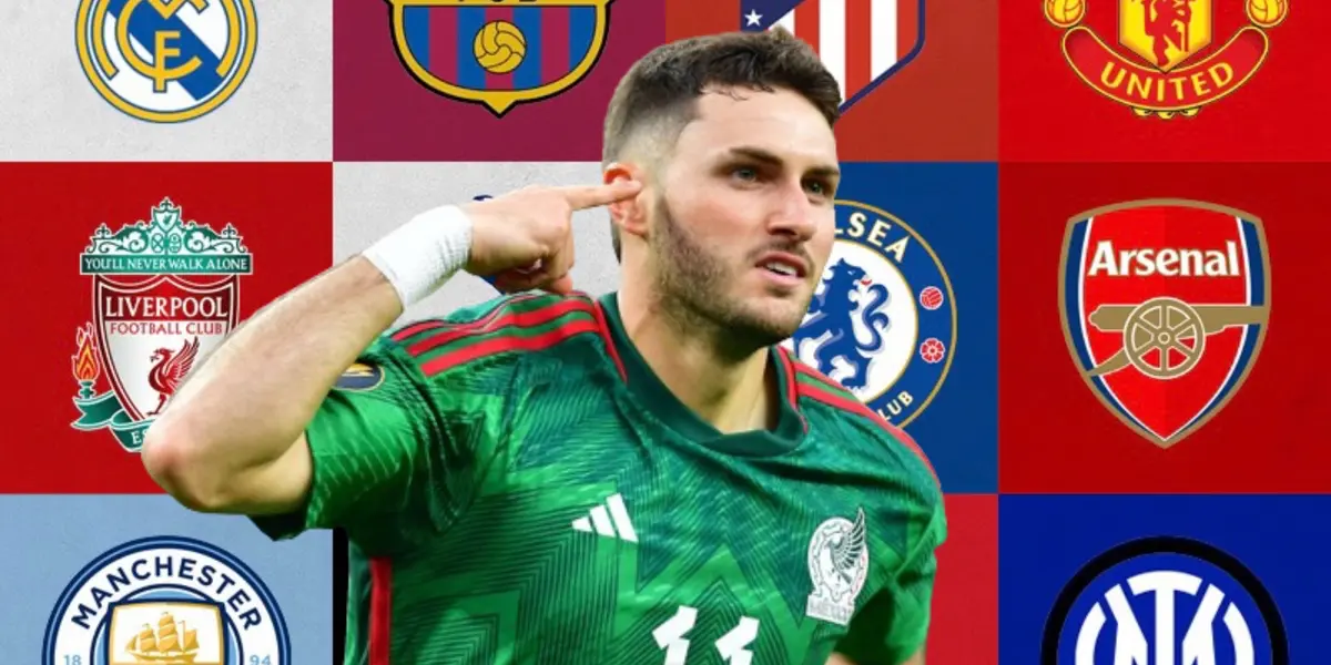 Santiago Giménez de fondo grandes equipos europeos