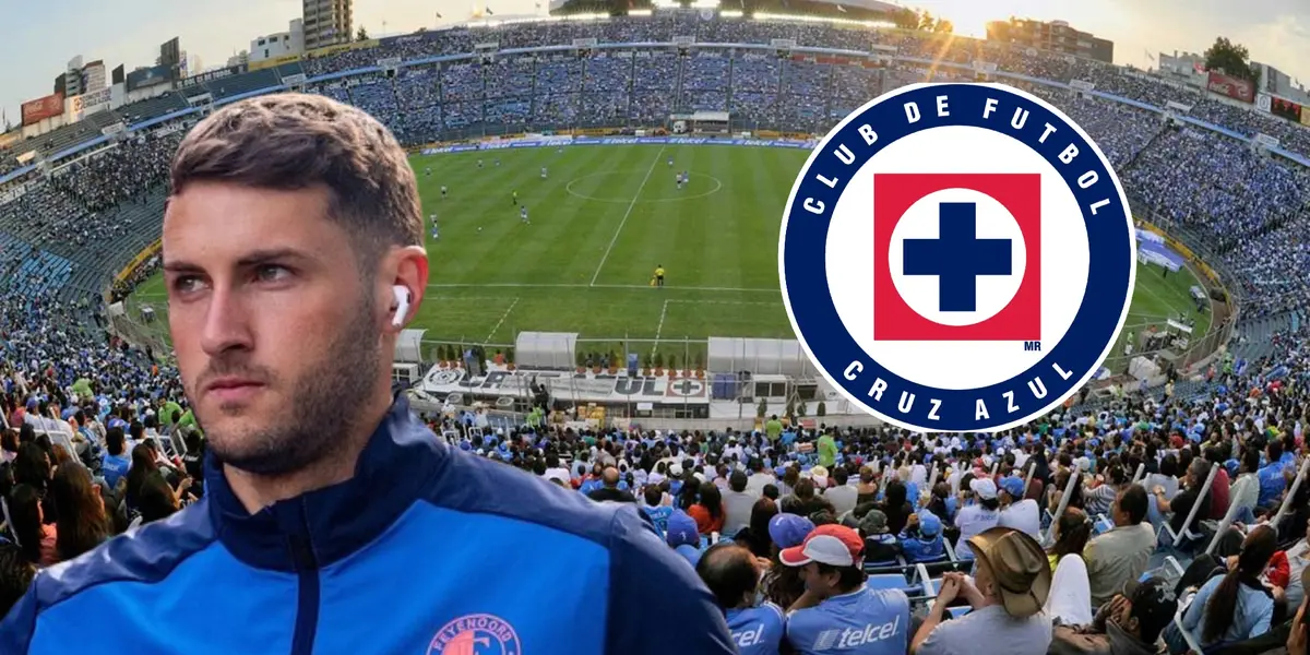 Santiago Giménez en el Estadio Azul/FOTO La Máquina Celeste