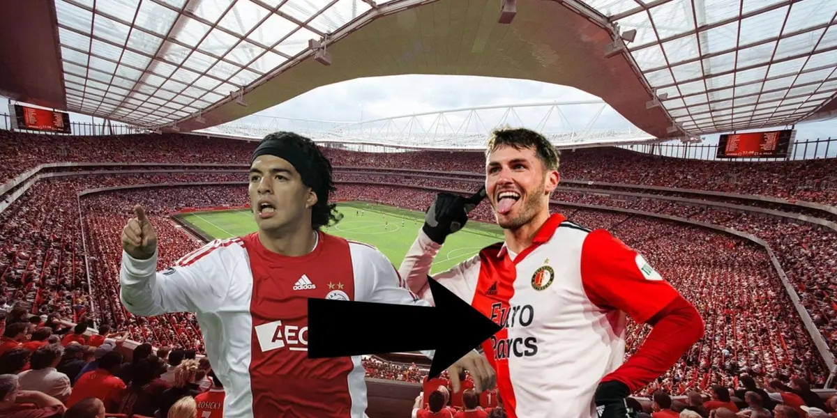 Santiago Giménez está prácticamente a nada de superar a un jugador histórico como lo es Luis Suárez en un récord que fijo.