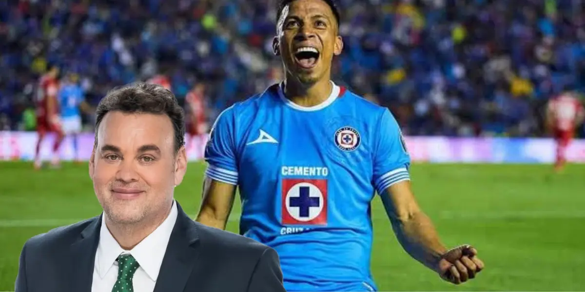 Sepu con Cruz Azul y Faitelson/FOTO: Mexsport