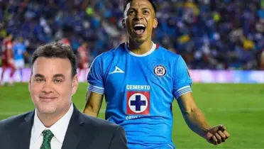 Sepu con Cruz Azul y Faitelson/FOTO: Mexsport