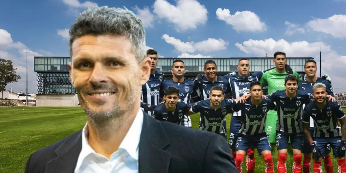 Tano Ortiz con el equipo de Monterrey
