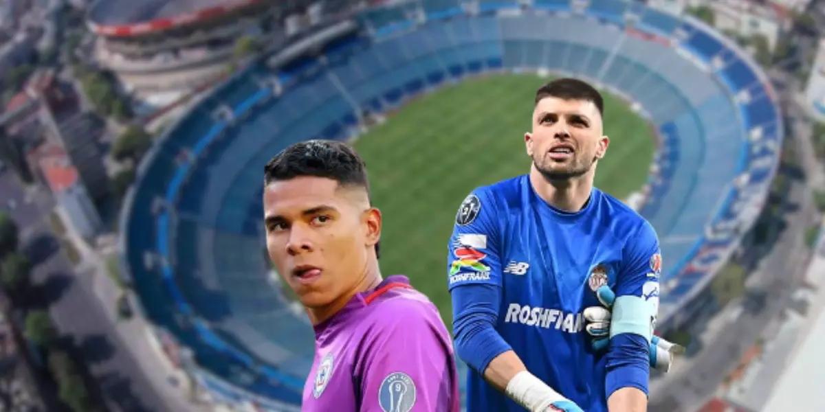 Tiago Volpi durante un partido de Liga MX con Toluca en el Clausura 2024