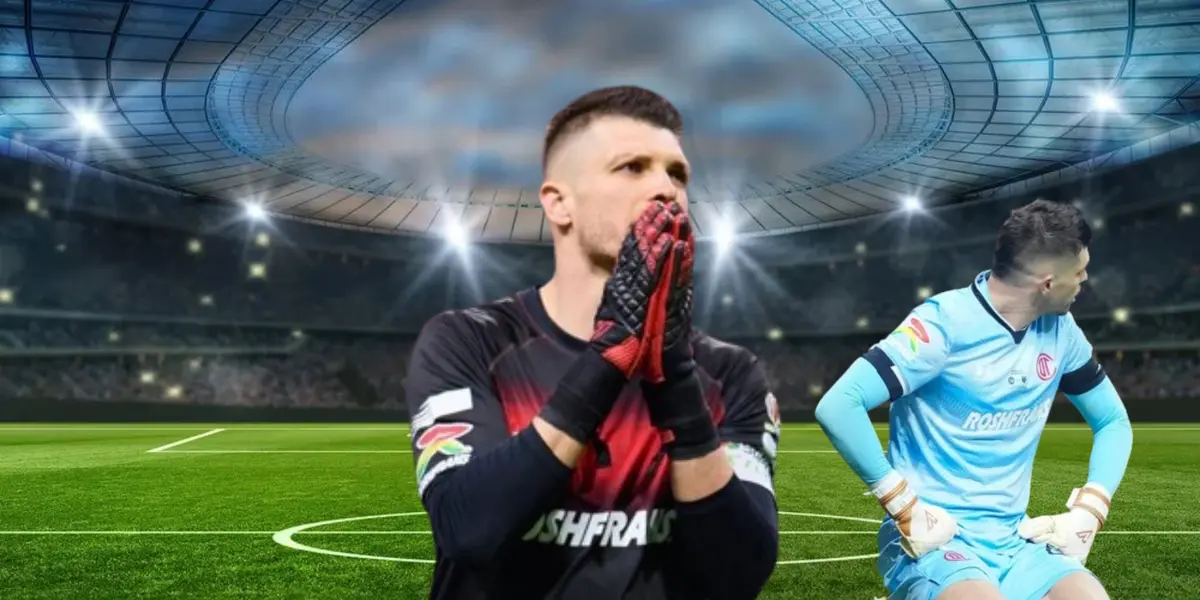 Tiago Volpi lamentándose en ambas imágenes/FOTO La Máquina Celeste