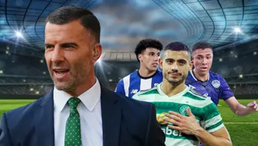 Tito Villa junto a Giakoumakis, Andrés Montaño y Jorge Sánchez