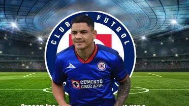 Toro Fernández con el escudo de Cruz Azul/La Máquina Celeste