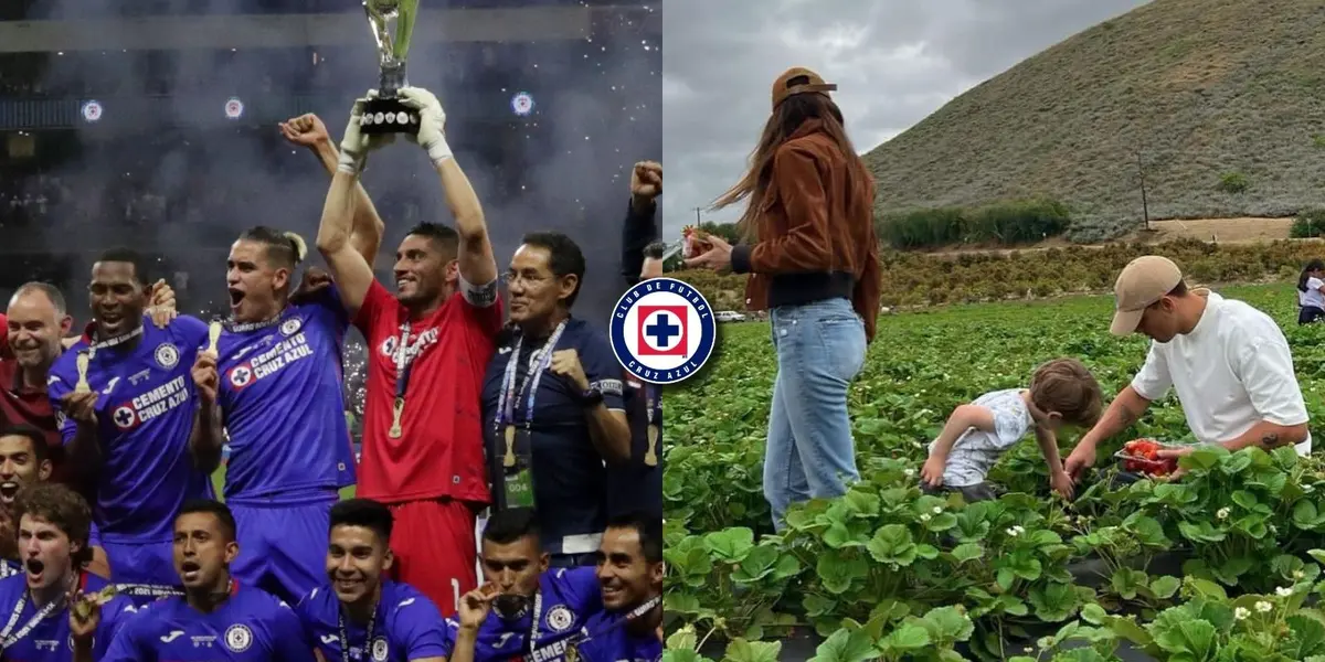 Tras festejar el título de La Máquina Celeste en el Clausura 2021, hoy recoge fresas.