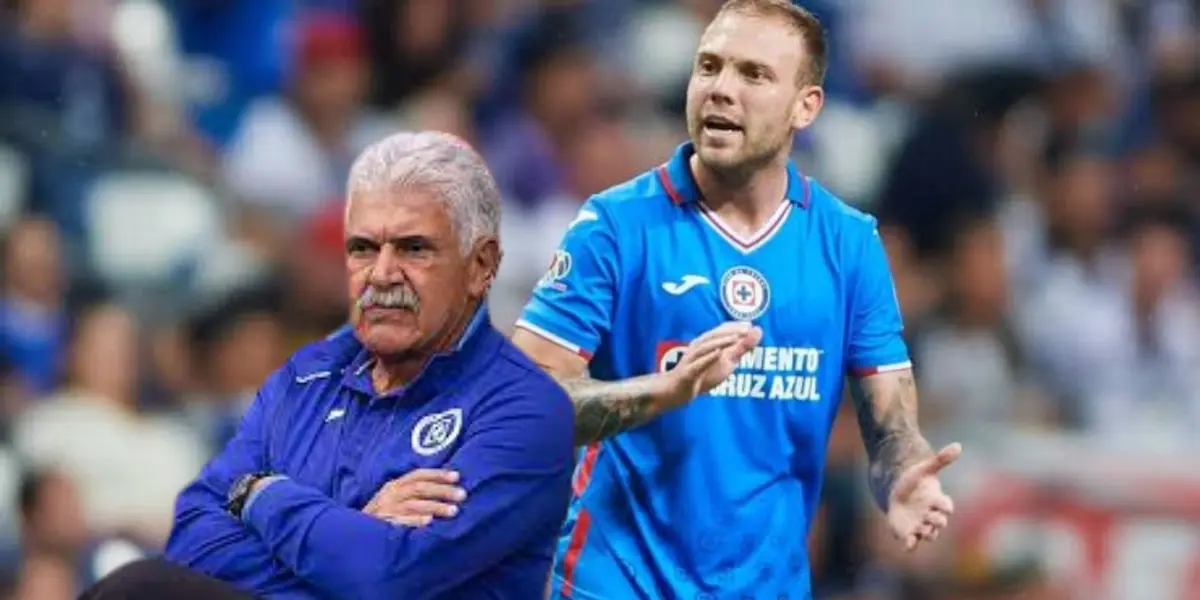 Tuca Con Cruz azul y Rotondi/FOTO: Mexsport