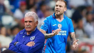 Tuca Con Cruz azul y Rotondi/FOTO: Mexsport