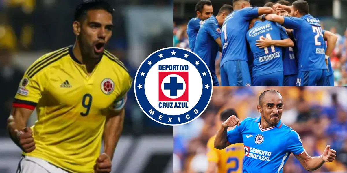 Una figura de Cruz Azul Leyenda de Cruz Azul que convencería a Falcao de firmar.
