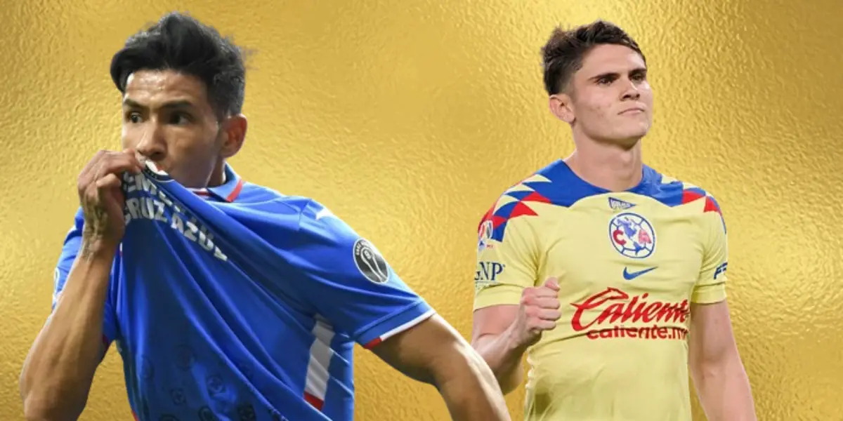 Uriel Antuna con el defensor Israel Reyes/FOTO La Máquina Celeste