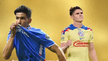 Uriel Antuna con el defensor Israel Reyes/FOTO La Máquina Celeste