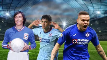 Uriel Antuna, con Jonathan Rodríguez y Horacio Salgado/FOTO La Máquina Celeste