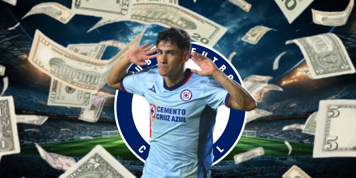 Uriel Antuna Cruz Azul, millones de dpolares/FOTO La Máquina Celeste