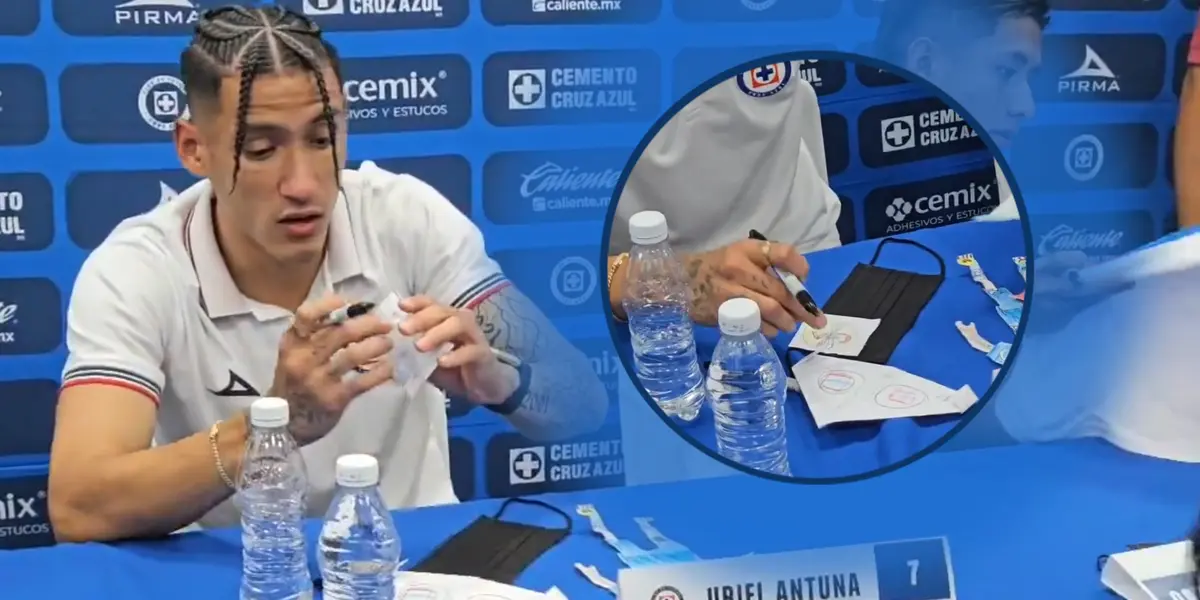 Uriel Antuna en Cruz Azul (Fuente: Cruz Azul)