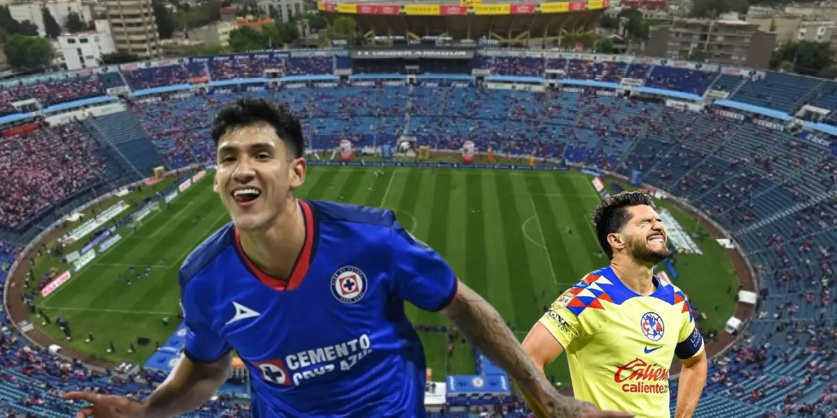 Uriel Antuna y Henry Martin de fondo el Estadio de los Deportes