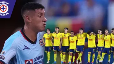 Uriel Antuna y jugadores del América (Fuente: TV Azteca)