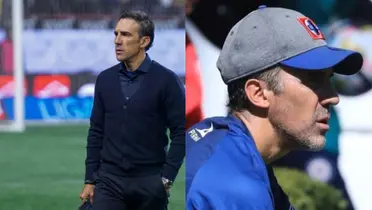 Vicente Sánchez, actual entrenador de Cruz Azul.