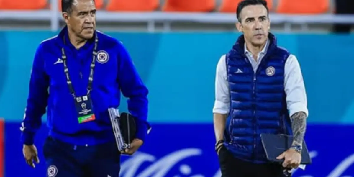 Vicente Sánchez como DT de Cruz Azul - Foto: Instagram
