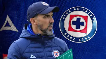 Vicente Sánchez de fondo con la jersey de Cruz Azul