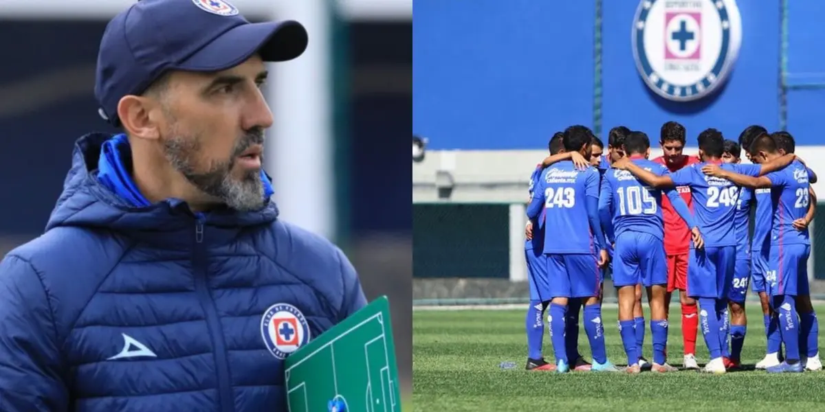 Vicente Sánchez, DT de Cruz Azul y la cantera.