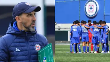 Vicente Sánchez, DT de Cruz Azul y la cantera.