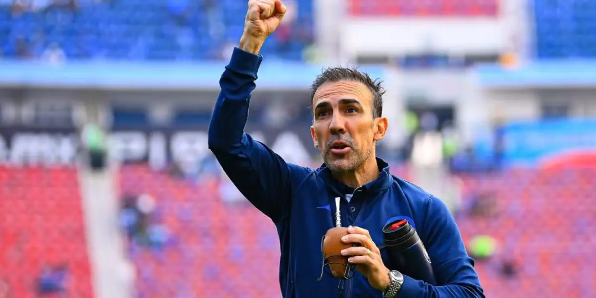 Vicente Sánchez en el Estadio Azul - Foto: Mexsport
