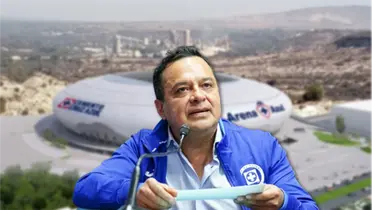 Víctor Velázquez habló sobre el nuevo estadio de Cruz Azul / Foto: Especial