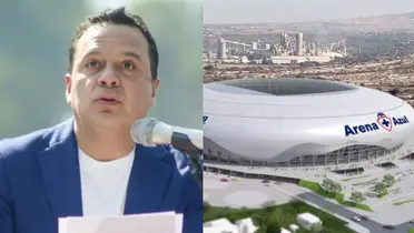 Víctor Velázquez habló sobre la construcción del nuevo estadio de Cruz Azul | Foto: Especial