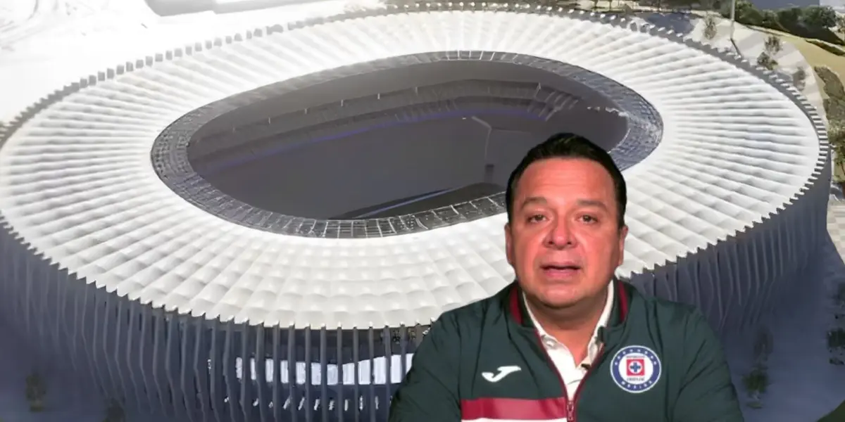 Víctor Velázquez y la nueva casa de Cruz Azul/FOTO: Esto