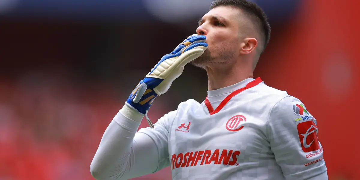 Volpi es actual portero de Toluca / Foto: TUDN